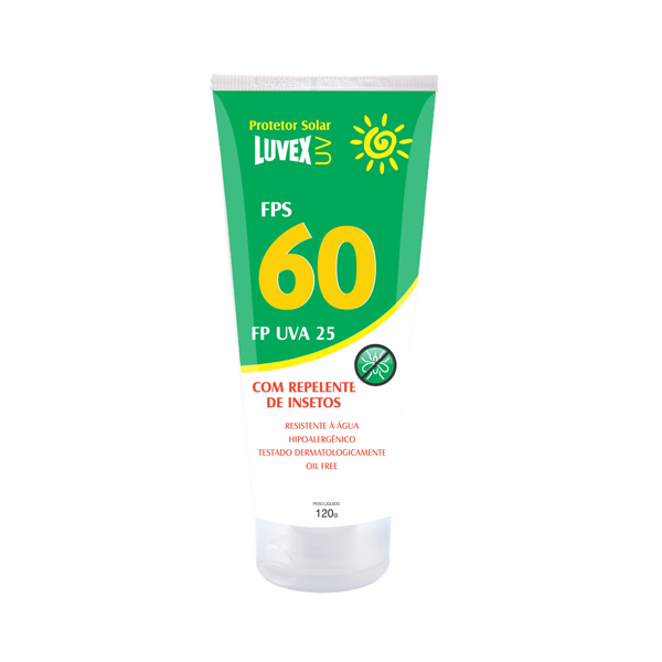 Protetor solar FPS 60 com repelente