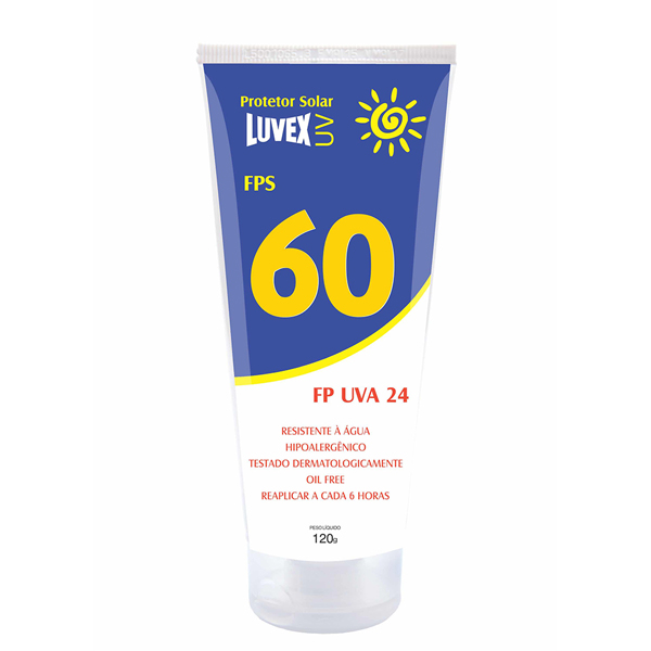 Protetor solar FPS 60 com clipe