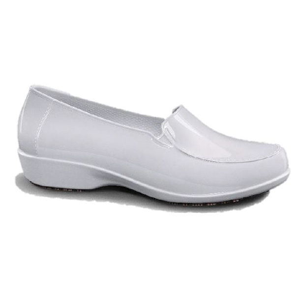 Sapato social ocupacional branco Sticky Shoes feminino